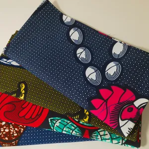 Patrón Único 100% Algodón Tela de Impresión de Cera Africana Fabricación Ankara