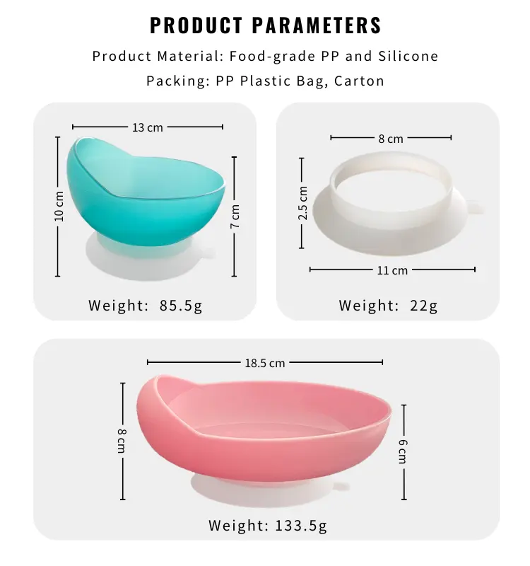 Spill-proof Plate pink