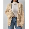 Fabrica de Pulovere Cardigan Tricotate cu Ac de Crewel Loose