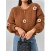 OEM Flower AutumnWinter Pullover Sweater