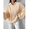 Custom Thick Cotton Women's Sweater Manufacturer