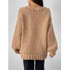 OEM Chunky Knit Loose Knit Pullover Sweater