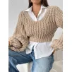 Chunky Knit Short Pullover Sweater Supplier