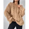 OEM Chunky Knit Loose Knit Pullover Sweater