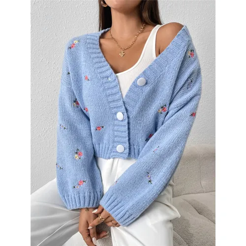 Custom Women Knit Sweater Cardigan