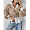 Chunky Knit Short Pullover Sweater Supplier