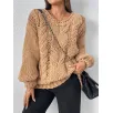 OEM Chunky Knit Loose Knit Pullover Sweater