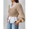 Chunky Knit Short Pullover Sweater Supplier