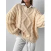 Custom Thick Cotton Women's Sweater Manufacturer