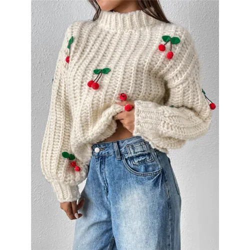 Fábrica de Suéteres Tricotados para Mulheres