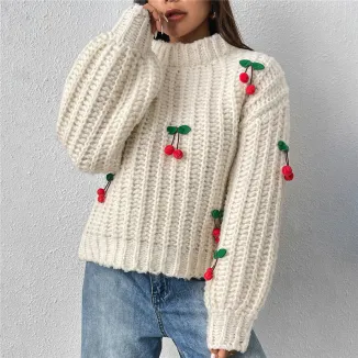 Pullover Women Ladies Knitted Sweaters Factory