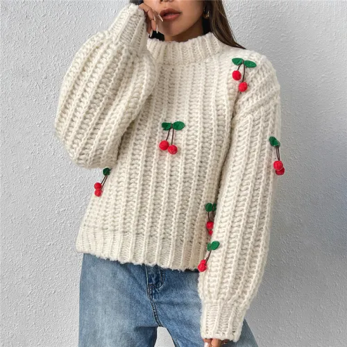 Pullover Women Ladies Knitted Sweaters Factory