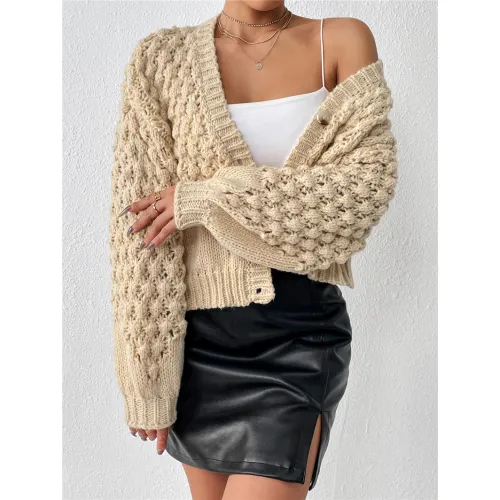 Cardiganus Jacquard feminis in venditione altiore