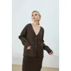 Cardigan gri pentru femei en-gros