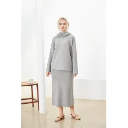 Pembekal Set Sweater Rajut Wanita