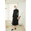 Damen Langarm-Strickkleid