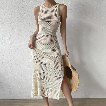 Women's Cutout Knit Sweater Dress Supplier