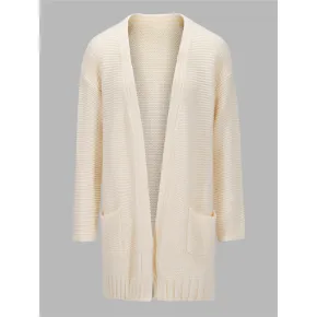 Women's Open-Front Long-Sleeve Cardigan Supplier