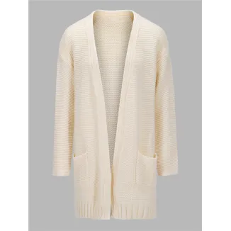 Women's Open-Front Long-Sleeve Cardigan Supplier
