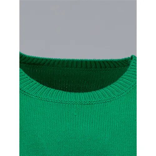 Women's Knit Crewneck Sweater Supplier