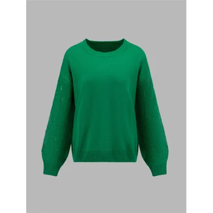 Women's Knit Crewneck Sweater Supplier