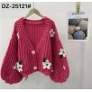 CUSTOM WOMEN KNIT EMBROIDER SWEATER CARDIGAN