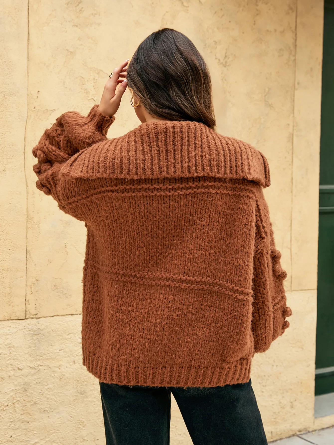 Cardigã estilo versátil