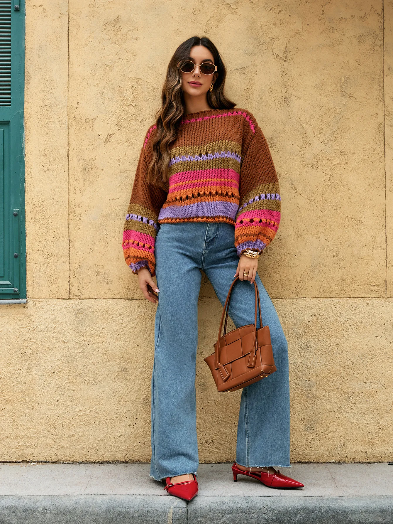 Suéter colorido