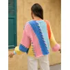 Women's short cardigan sweater jacket
