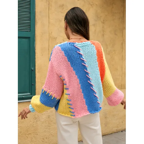 Women's short cardigan sweater jacket