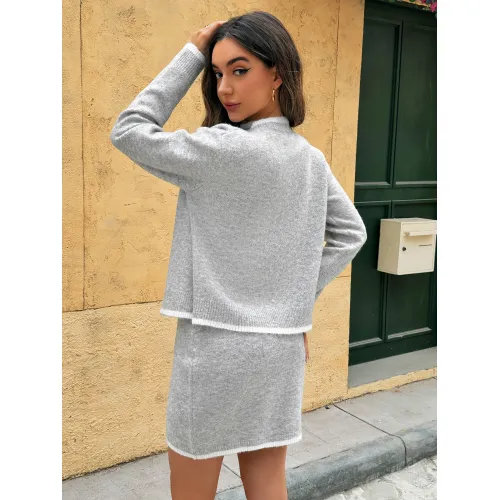 Cardigan gri pentru femei