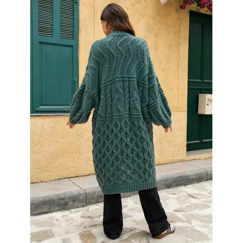 Кардиган-жакет для женщин, длинный свитер.