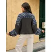 Women's drawstring cardigan sweater jacket
