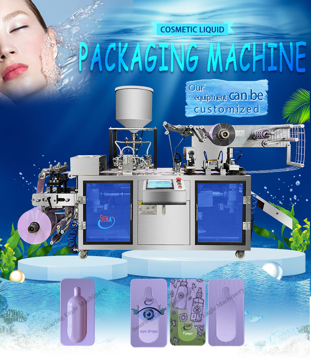 High Speed Good Performance Cosmetic Liquid Cream Blister Packing Machine