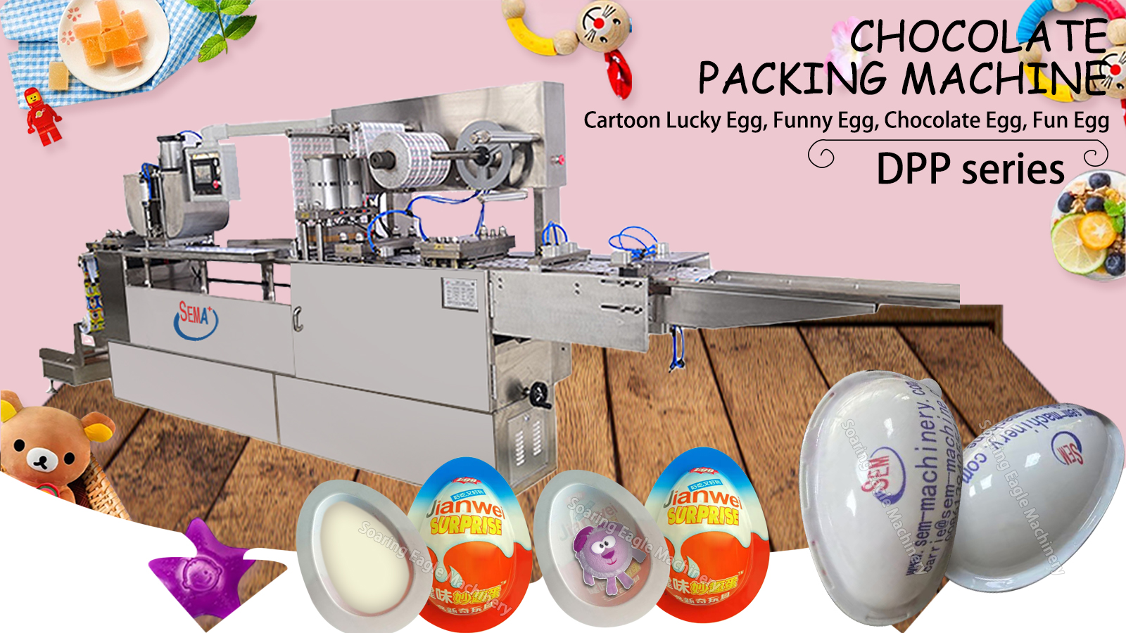 Direct Manufacture 8kw High Frequency Kid Joy Funny Egg Blister Sealing Packing Machine