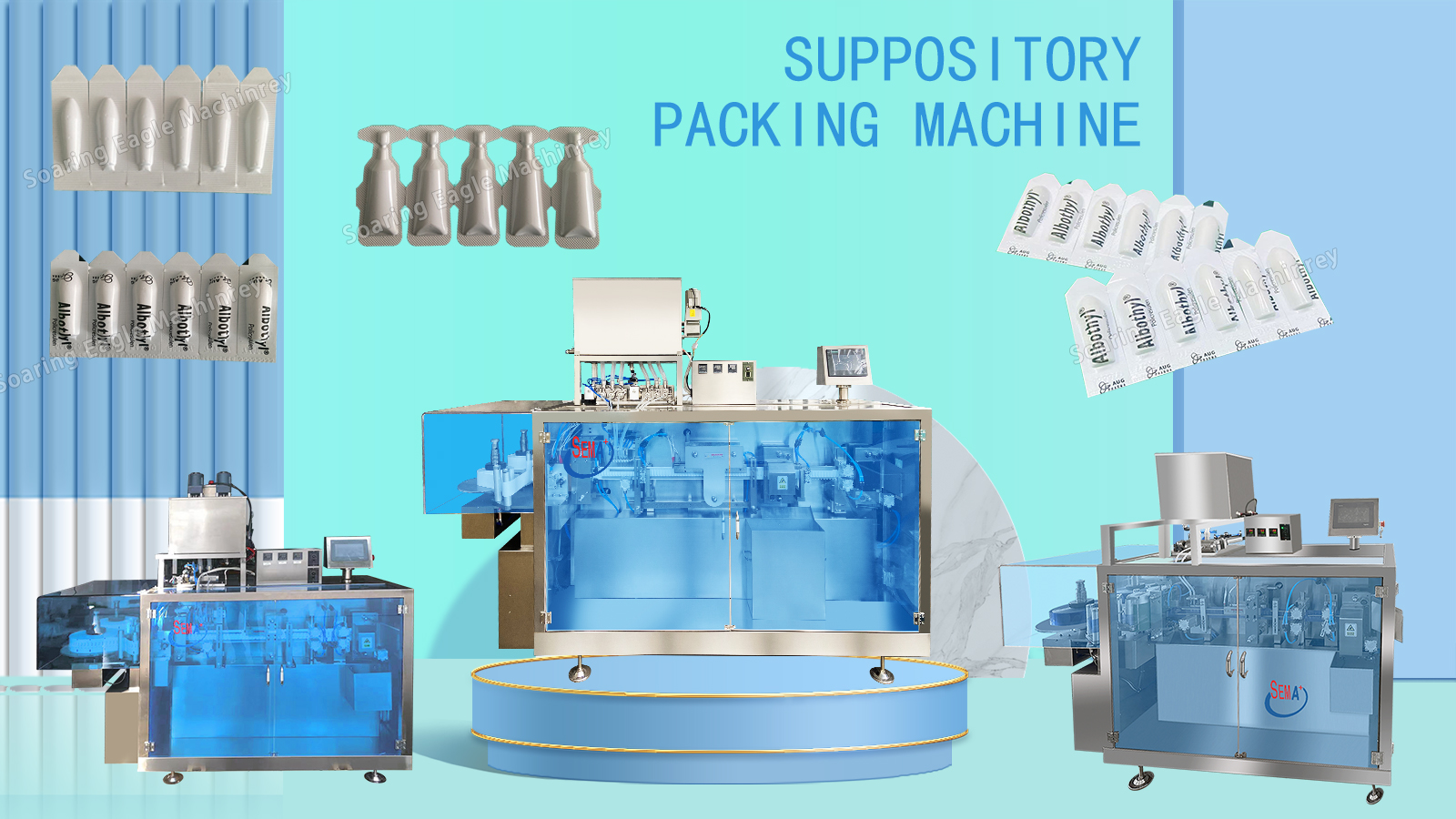 Newest Type 5 Pieces Linking Suppository Production Line Suppository Filling Machine #SuppositoryFillingMachine