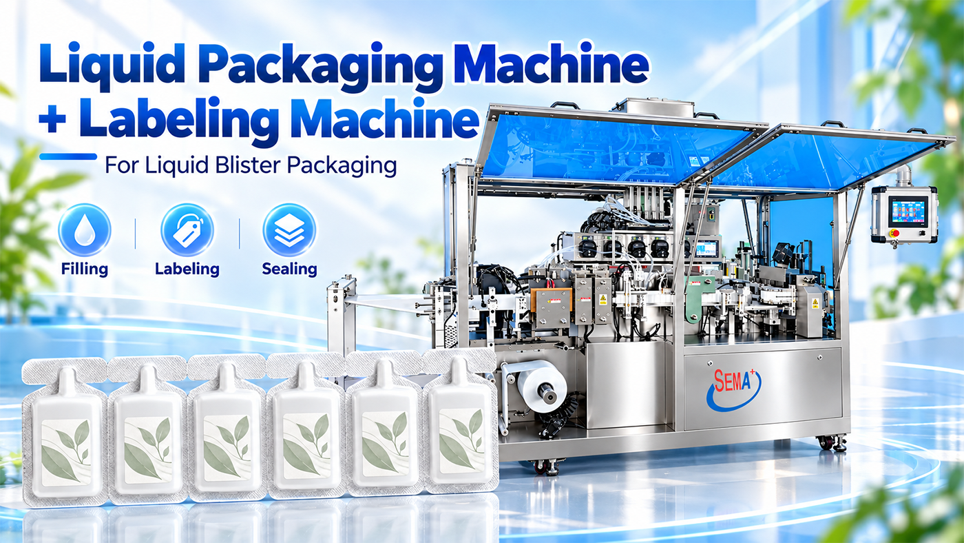DGS240S Liquid Packing Machine with Labeling Machine Customer Order Completed