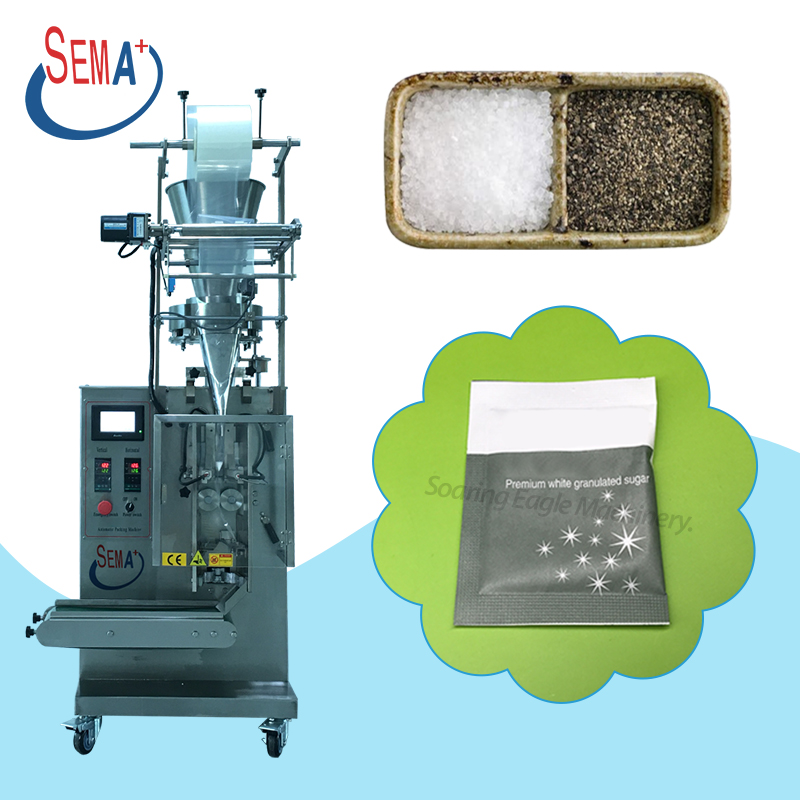 Solid Packaging Machine China Factory Automatic straight Corner VFFS Pulses Washing Powder ...