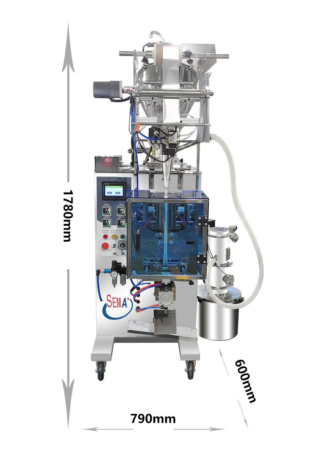 High quality Small sachets spices powder automatic filling machine ...
