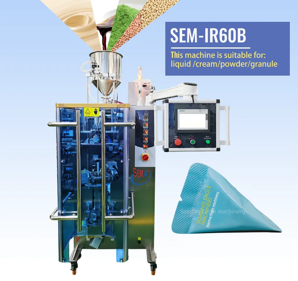 Automatic Triangle Bag Sachet Pouch Detergent Pouch Packaging Machine Price