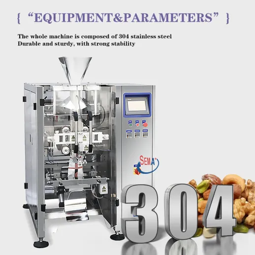 Fully automatic vertical nut sachet packing machine for potato chip ...
