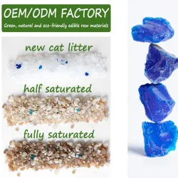 Highly Absorbent Crystal Cat Litter/Non-Clumping Silica Gel Cat Litter