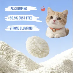 Biodegradable/Eco-Friendly Clumping Dust Free Cassava Cat Litter