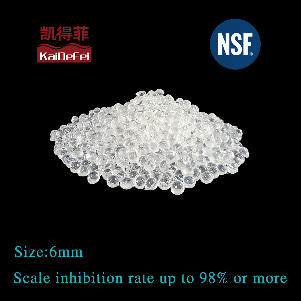 Kaidefei Factory Price 6mm Slow Dissolving Anti-scale Crystal Ball