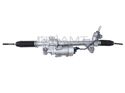What are the four major components of a steering system?