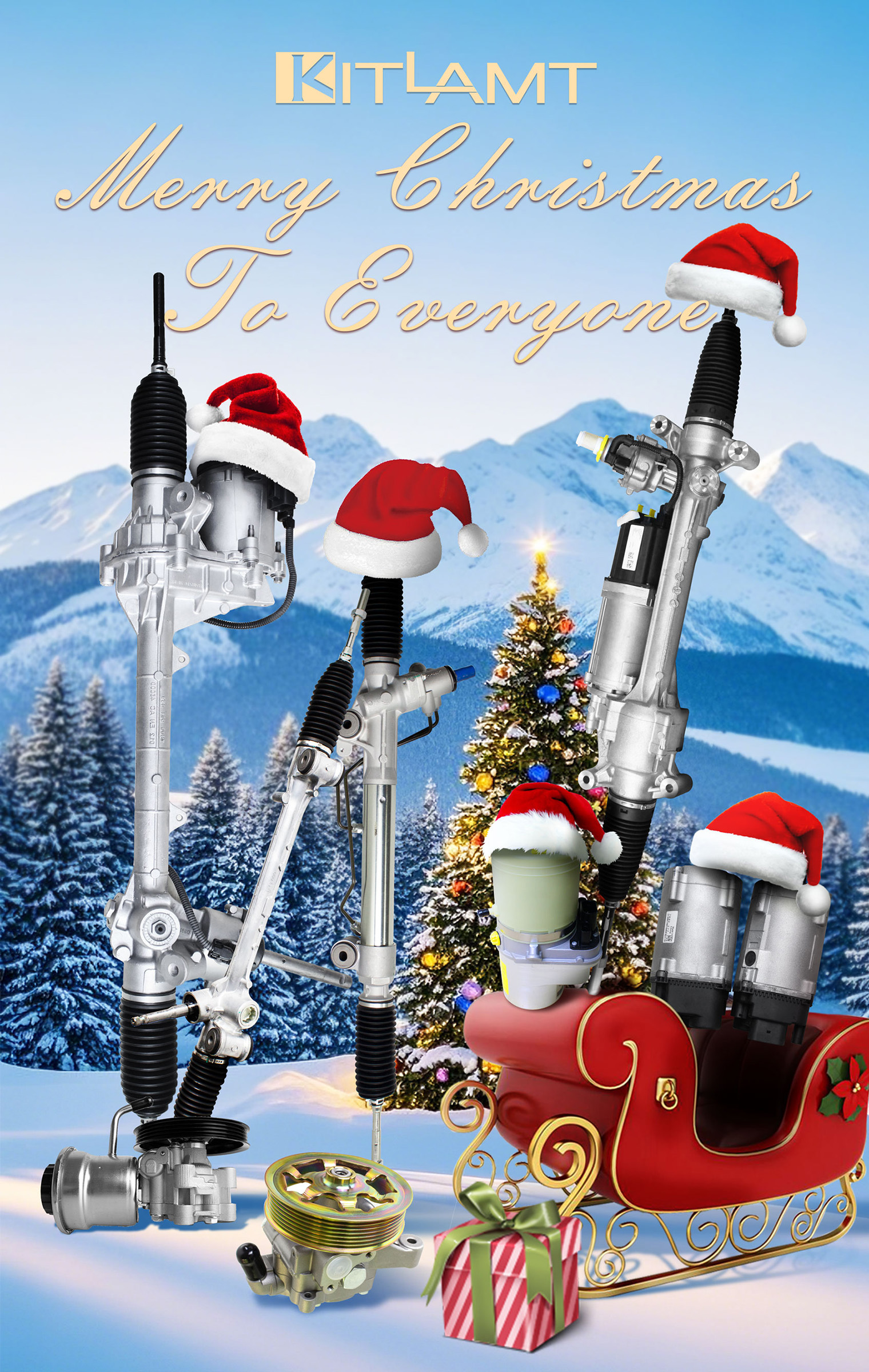 KITLAMT Steering rack gears For Everyone Merry Christmas~~