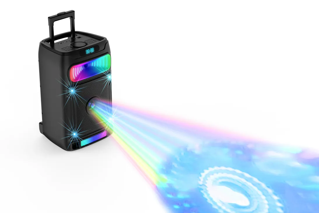 12" Portable OEM Bluetooth Trolley Speaker With Stereo Sound