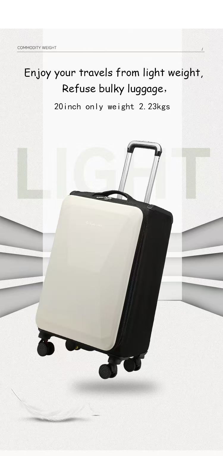 Wemgesabre Ready-made Soft&Hard Combination Light Weight Expandable Luggage Set No need MOQ