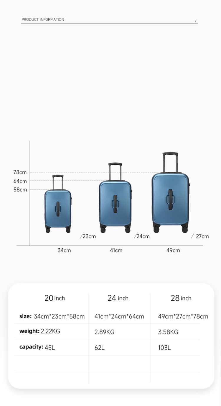 Wemgesabre Expandble Collapsible Luggage Set Say Goodbye To Storage Hassles