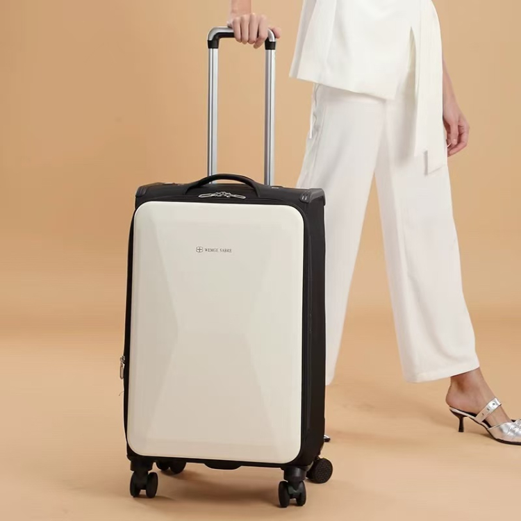 Wemgesabre Ready-made Soft&Hard Combination Light Weight Expandable Luggage Set No need MOQ